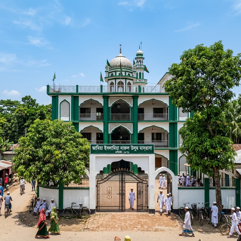 মাদরাসার শিক্ষাঙ্গন